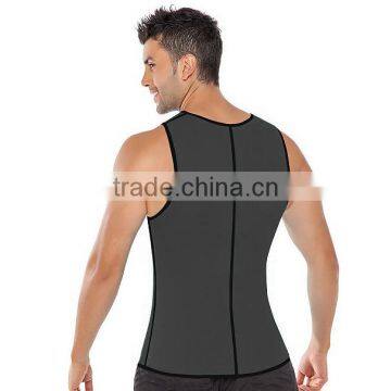 Ultra Sweat Neoprene Materials Men Sweat Shape Wear With Zip photo-6
