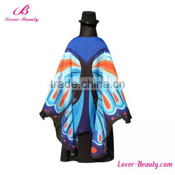 Sea blue butterfly cloak women swim Beach wear dress Cover Up