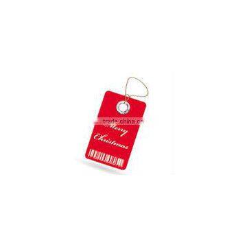 2017 New China Jeans Paper Hang Tag Design With String photo-3