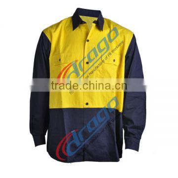 155gsm Lightweight mosquito repellent work shirt for mining