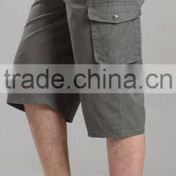 Man Shorts, MTM Service, Light Gray Cargo Shorts photo-2