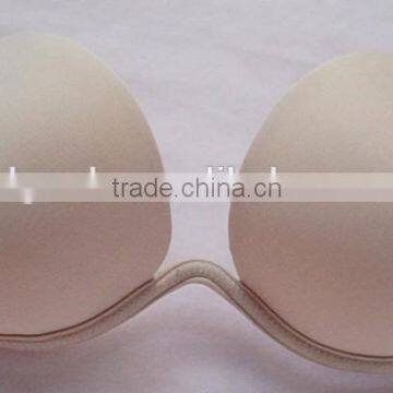 Backless Underwired Push up Magic Stick Transparent Wing Invisible Ladies Bra photo-4