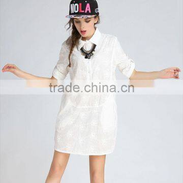 New Arrival Cotton Shirt White Wholesale Dress Shirt photo-3