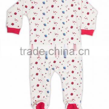 Organic Cotton Side Zipper Romper