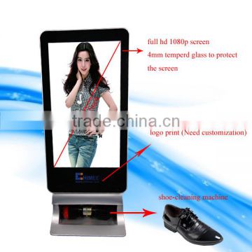 42inch lcd shoes polishing advertising player(support wifi / ethernet/ 3g)