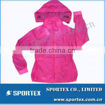 Functional Xiamen Sportex lightweight jacket, ladies skin jacket, windbreaker jacket for ladies OEM#13101