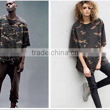 custom wholesale fashion casual Most popular light multicam army camo t-shirt