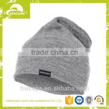 various colors custom woven label knitted beanie