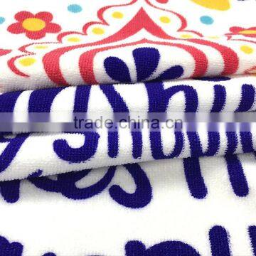 Soft Super Water Absorbent Multi-Purpose Beach Picnic Blanket Mat Bohemian Round Beach Mat