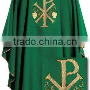 2017 Factory Catholic Jacquard Custom Brand Embroidery Chasuble photo-2