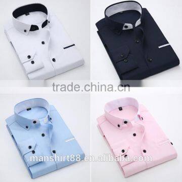Latest dress design multi-colors formal men shirts