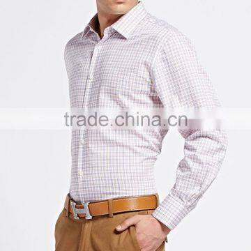 100% Men Cotton Shirts Plaid Design Casual Shirts for Men Italian photo-4
