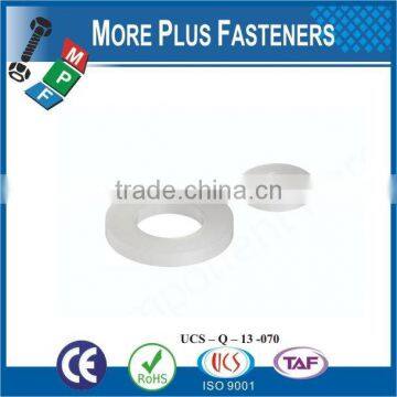 Made in Taiwan high quality plastic flat washer PVC Washer spring washer