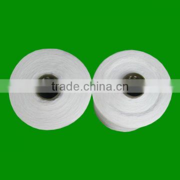 100% raw white spun polyester sewing thread 40s 2