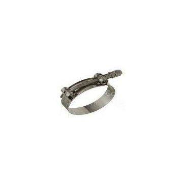 0.6mm Thicnkess Band T Bolt Hose Clamps Stainless Steel For Petro-chemical Industry