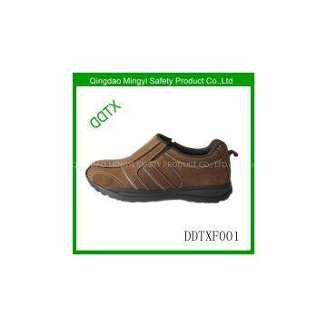 Nubuck leather EVA/RUB sole safety shoes