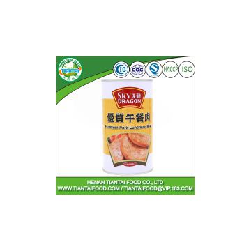 premium pork luncheon meat in can