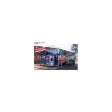 Outdoor Mini Mobile 4D Cinema System , Movie Theater Cabin With Motion Chair