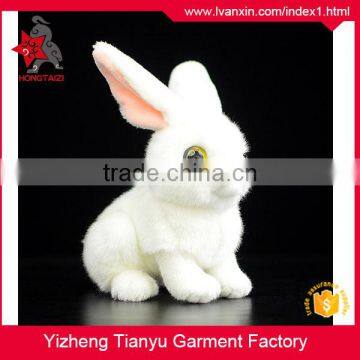 Custom fine quality wild rabbit plush toy long ear plush stuffed rabbit toy