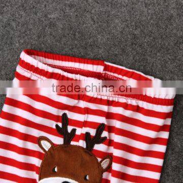 Children's Christmas Red Rompers and Deer Harem Pants Clothes Sets Boutique Outfit photo-5