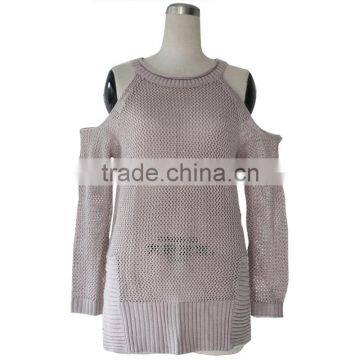 B33757A 2017 Autumn Women Hot Fashion Loose Plain Knit Thin Sweater photo-5