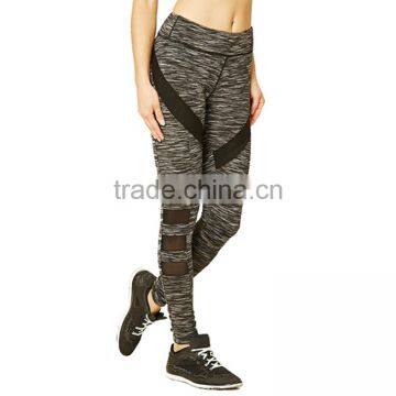 Women Highwaist Mesh Yoga Pants Dry Fit Fitness Leggings