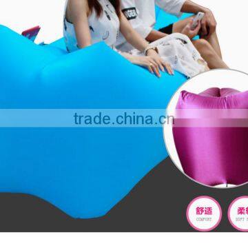 Outdoor Air Filling 3 Season Beach Air Lounger Inflatable Bed Sleep Air Sofa photo-3