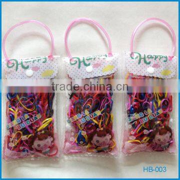 High quality disposable elastic rubber bands hair accessories for girls