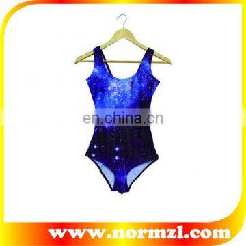 Hot Sublimated Printing Sports One Piece swimwear kids girl