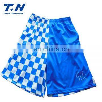 mens sublimation lacrosse reversible shorts