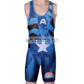 Sublimated Customized Wrestling Singlets for Wholesale
