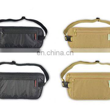 Mens fashionable anti theft RFID blocking waist stash money belt