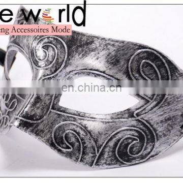 Hot Sale Gold Silver Color Venice Masks Copper-colored Half Face Eye Mask for Men photo-3