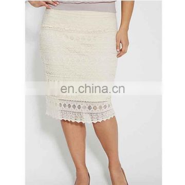 Wholesale Vintage elegant lace crochet women skirts