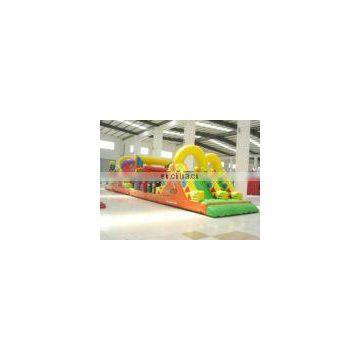 HI High Quality Giant Inflatable Obstacle Course Video for Adults and Kids photo-6