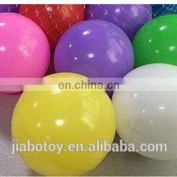 Manufacture cheap customized Yellow Plastic Play Balls With Soft LDPE Material for Kids