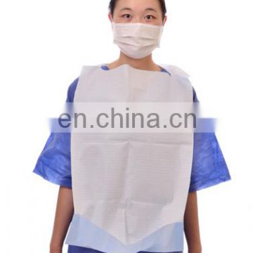 Dental Bibs No Tie Disposable For Hospital Medical Beauty Tattoo Waterproof Bib Medical Consumables