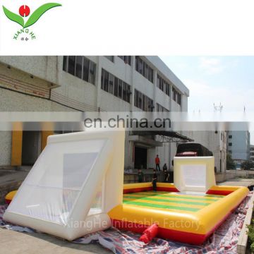 New Summer water game play football Field inflatable indoor soccer field