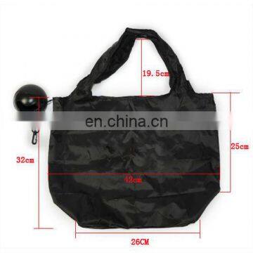 reusable shopping bag custom shopping bag ball ball foldable shopping pouch