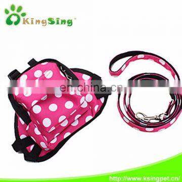 Backbags with leash (for small& medium size dog)