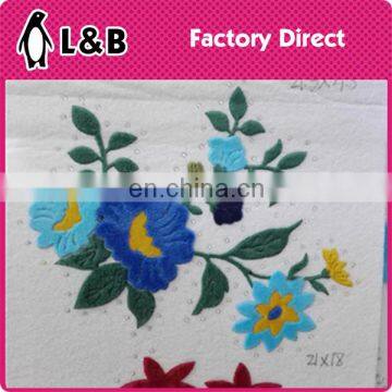 2017 hot selling wholesale new design decoration patch flower motif