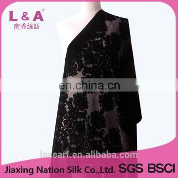 Classic burnt-out velvet scarves shawls factory customized