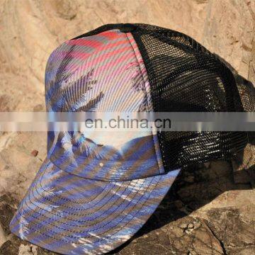 sublimated caps - full sublimated Custom designs Cotton mesh Baseball Snap back Caps - fashion sports cap