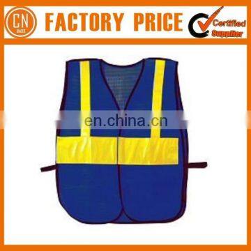 2017 Top Quality Blue Reflective Mesh Safety Vest