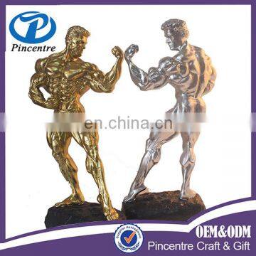 wholesale Polyresin bodybuilding sculpture trophy