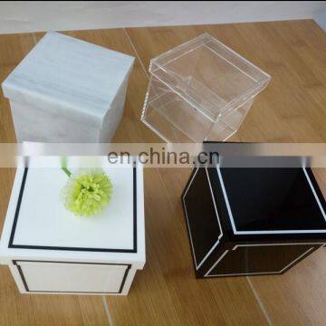 wholesale custom color one hole acrylic flower box