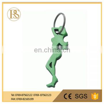 Beauty shaped keychain bottle opener, Zinc alloy, die casting, fashionable style