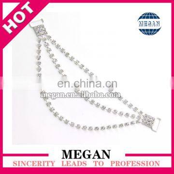 Silver Plated Rhinestone Connector for Women Bikini Swimsuit