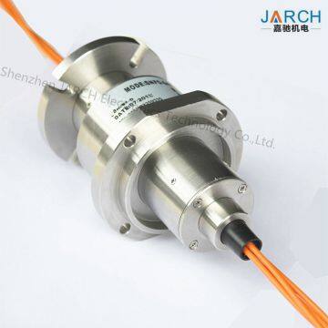 4 Channel 1000rpm Stainless Steel Housing Multi-mode Fiber Optic rotary joint Slip Ring/FORJ