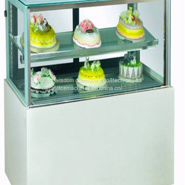 Refrigerated Merchandiser Display Marble Cabinet Energy Saving